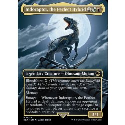 画像1: [EX+](フルアート)究極のハイブリッド恐竜、インドラプトル/Indoraptor, the Perfect Hybrid《英語》【REX】