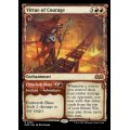 (FOIL)(ショーケース枠)勇気の徳目/Virtue of Courage《英語》【WOE】