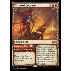 画像1: [EX+](ショーケース枠)勇気の徳目/Virtue of Courage《英語》【WOE】