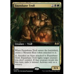 画像1: (FOIL)(フルアート)フォーン忌みのトロール/Faunsbane Troll《英語》【WOE】