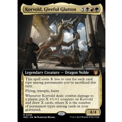 画像1: [EX+](FOIL)(フルアート)陽気な大食漢、コルヴォルド/Korvold, Gleeful Glutton《英語》【WOC】