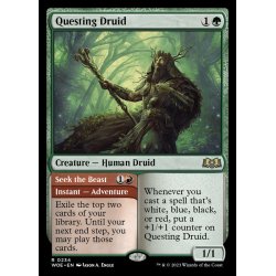 画像1: (FOIL)探索するドルイド/Questing Druid《英語》【WOE】