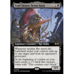 画像1: [EX+](フルアート)下水王、駆け抜け侯/Lord Skitter, Sewer King《英語》【WOE】