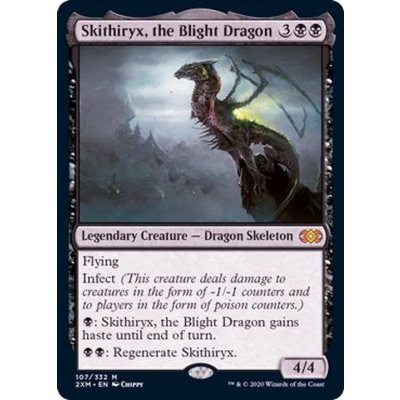 (FOIL)荒廃のドラゴン、スキジリクス/Skithiryx, the Blight Dragon《英語》【2XM】