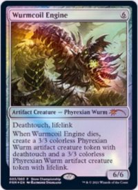 [EX](店舗名無)(FOIL)ワームとぐろエンジン/Wurmcoil Engine《英語》【Store Championships】