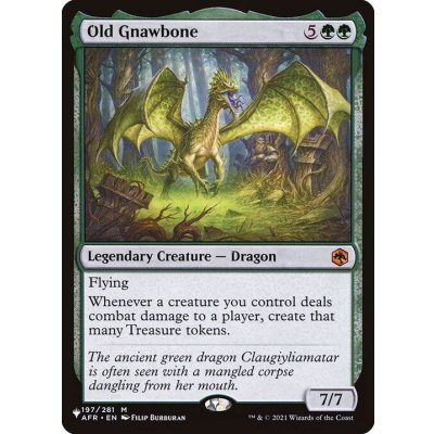 年老いた骨齧り/Old Gnawbone《英語》【Reprint Cards(The List)】