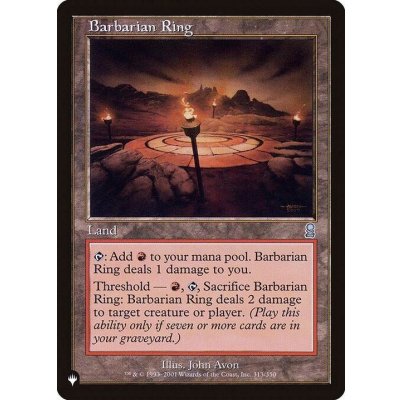 蛮族のリング/Barbarian Ring《英語》【Reprint Cards(The List)】