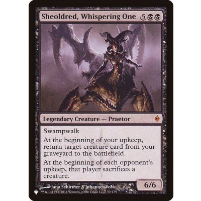 [EX+]囁く者、シェオルドレッド/Sheoldred, Whispering One《英語》【Reprint Cards(The List)】
