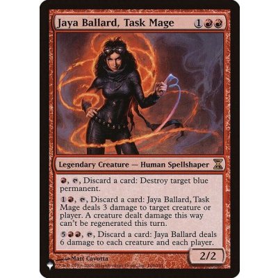 [EX+]特務魔道士ヤヤ・バラード/Jaya Ballard, Task Mage《英語》【Reprint Cards(The List)】