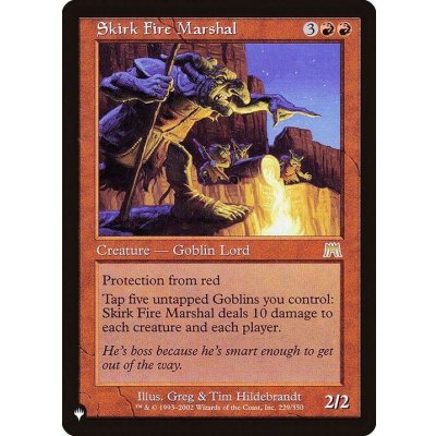 スカークの炎の司令官/Skirk Fire Marshal《英語》【Reprint Cards(The List)】