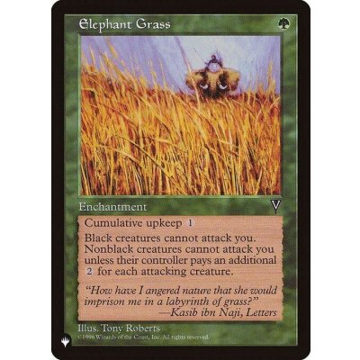エレファント・グラス/Elephant Grass《英語》【Reprint Cards(The List)】
