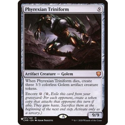 ファイレクシアの三重体/Phyrexian Triniform《英語》【Reprint Cards(The List)】