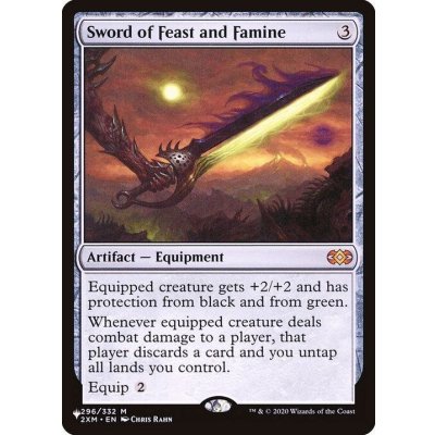 [EX+]饗宴と飢餓の剣/Sword of Feast and Famine《英語》【Reprint Cards(The List)】