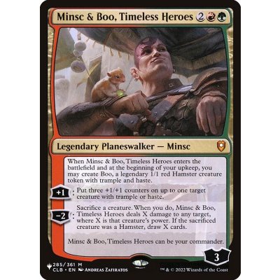 時を超えた英雄、ミンスクとブー/Minsc & Boo, Timeless Heroes《英語》【Reprint Cards(The List)】