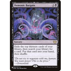 画像1: 悪魔の取り引き/Demonic Bargain《英語》【Reprint Cards(The List)】