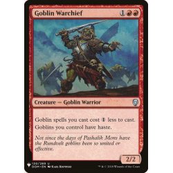 画像1: ゴブリンの戦長/Goblin Warchief《日本語》【Reprint Cards(The List)】