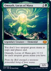 [EX+](FOIL)マナの座、オムナス/Omnath, Locus of Mana《英語》【CC1】