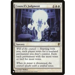 画像1: 議会の採決/Council's Judgment《英語》【Reprint Cards(The List)】