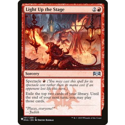[EX+]舞台照らし/Light Up the Stage《英語》【Reprint Cards(The List)】