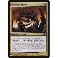 [EX+]壊死スリヴァー/Necrotic Sliver《英語》【Reprint Cards(The List)】