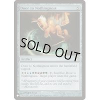 空虚への扉/Door to Nothingness《英語》【Reprint Cards(The List)】
