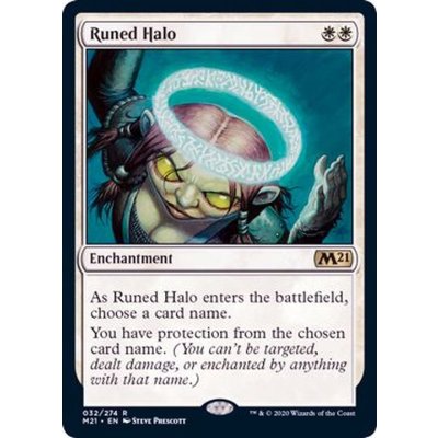 (FOIL)ルーンの光輪/Runed Halo《英語》【M21】