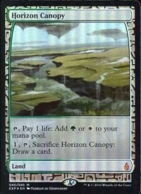 [EX](FOIL)地平線の梢/Horizon Canopy《英語》【EXP】