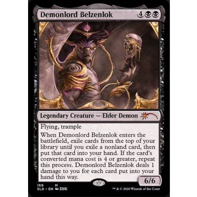 (FOIL)(159)悪魔王ベルゼンロック/Demonlord Belzenlok《英語》【SLD】