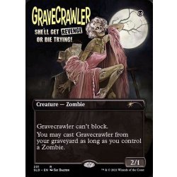 画像1: [EX+](FOIL)(231)墓所這い/Gravecrawler《英語》【SLD】