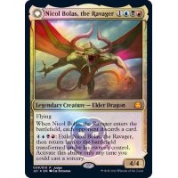 [EX+](FOIL)破滅の龍、ニコル・ボーラス/Nicol Bolas, the Ravager《英語》【Judge Promos】
