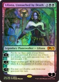 [EX](FOIL)(2018)死が触れぬ者、リリアナ/Liliana, Untouched by Death《英語》【SDCC】