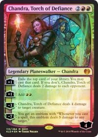 (FOIL)(2018)反逆の先導者、チャンドラ/Chandra, Torch of Defiance《英語》【SDCC】