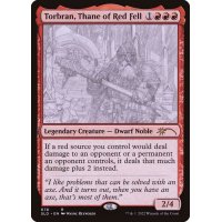 (FOIL)(678)朱地洞の族長、トーブラン/Torbran, Thane of Red Fell《英語》【SLD】