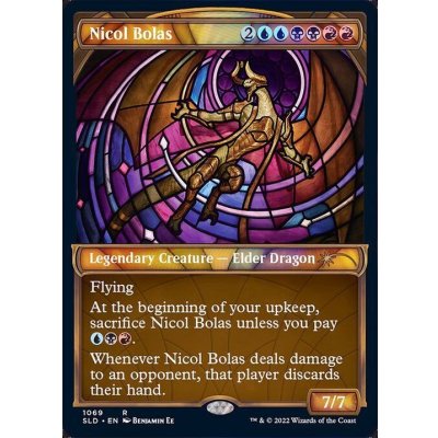 [EX](テクスチャーFOIL)(1069)ニコル・ボーラス/Nicol Bolas《英語》【SLD】