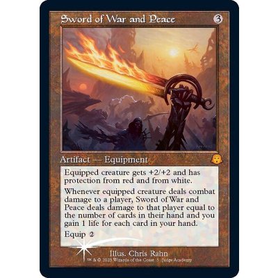 (FOIL)(旧枠仕様)戦争と平和の剣/Sword of War and Peace《英語》【P22】