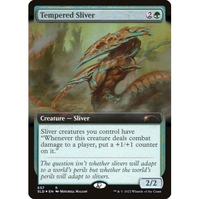 [EX+](FOIL)(657)鍛錬スリヴァー/Tempered Sliver《英語》【SLD】