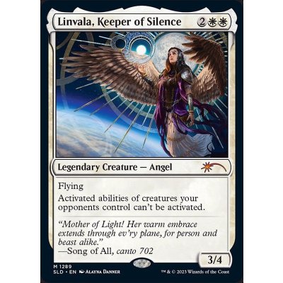 (1289)静寂の守り手、リンヴァーラ/Linvala, Keeper of Silence《英語》【SLD】