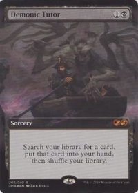 (FOIL)悪魔の教示者/Demonic Tutor《英語》【UBT】