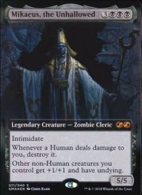 [EX](FOIL)不浄なる者、ミケウス/Mikaeus, the Unhallowed《英語》【UBT】