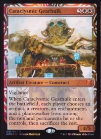 [PLD](部分光沢FOIL)激変の機械巨人/Cataclysmic Gearhulk《英語》【MPS】
