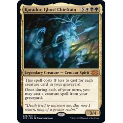 画像1: (FOIL)幽霊の酋長、カラドール/Karador, Ghost Chieftain《英語》【2X2】