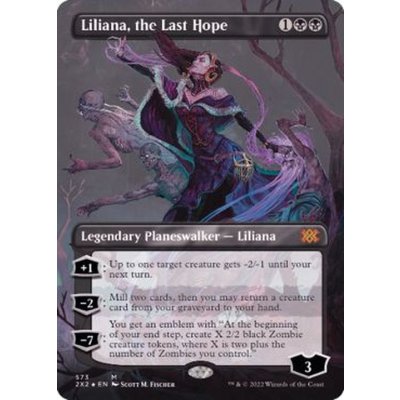 [EX+](テクスチャーFOIL)最後の望み、リリアナ/Liliana, the Last Hope《英語》【2X2】