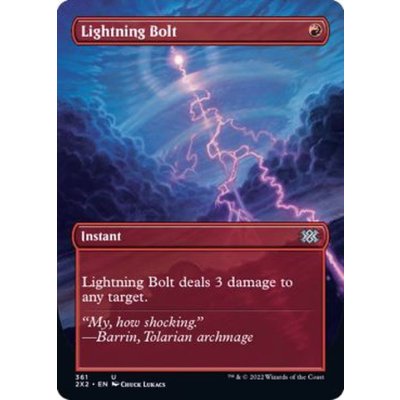 (フルアート)稲妻/Lightning Bolt《英語》【2X2】