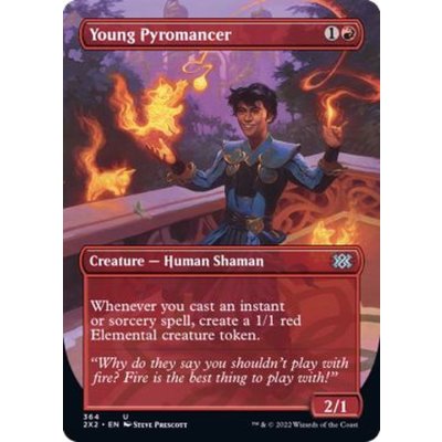 (フルアート)若き紅蓮術士/Young Pyromancer《英語》【2X2】