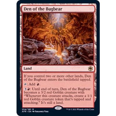 [EX+](FOIL)バグベアの居住地/Den of the Bugbear《英語》【AFR】