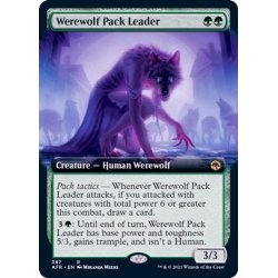 画像1: (FOIL)(フルアート)群れ率いの人狼/Werewolf Pack Leader《英語》【AFR】