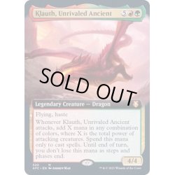 画像1: [EX+](FOIL)(フルアート)無双の古きもの、クラウス/Klauth, Unrivaled Ancient《英語》【AFC】