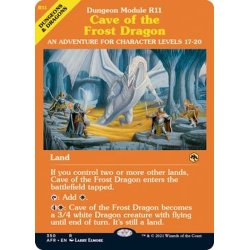 画像1: (FOIL)(フルアート)フロスト・ドラゴンの洞窟/Cave of the Frost Dragon《英語》【AFR】