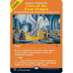 画像1: [EX+](FOIL)(フルアート)フロスト・ドラゴンの洞窟/Cave of the Frost Dragon《英語》【AFR】