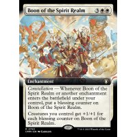 (FOIL)(フルアート)精霊界の加護/Boon of the Spirit Realm《英語》【CMM】